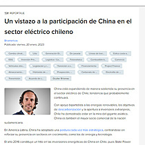 Un vistazo a la participacin de China en el sector elctrico chileno